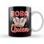 Baskı Dükkanı Funny Boba Queen Kawaii Bubble Tea Boba Anime Kupa