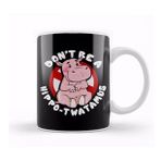 Baskı Dükkanı Funny Don't Be A Hippo Twatamus Hippopotamus Pun Kupa Bardak