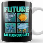 Baskı Dükkanı Funny Future Meteorologist Tornado Storm Weather Kupa