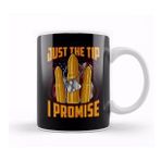 Baskı Dükkanı Funny Just The Tip I Promise Usa Bullet Pun Kupa