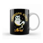 Baskı Dükkanı Funny Purranormal Activity Ghost Cat Halloween Kupa Bardak