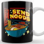 Baskı Dükkanı Funny Send Noods Pun Anime Gamer Ramen Kawaii Kupa