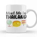 Baskı Dükkanı Funny Travel Thailand Gift Design Lover Trippin Wanderlust Journey Adventurer Vacation Kupa