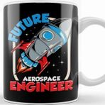 Baskı Dükkanı Future Aerospace Engineer Space Exploration Kid Kupa