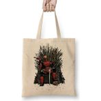 Baskı Dükkanı Game of Dedpool Bez Çanta