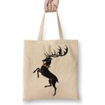 Baskı Dükkanı Game of Thrones Baratheon Bez Çanta