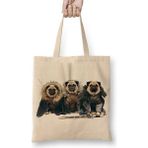 Baskı Dükkanı Game of Thrones Pug Of Thrones Köpek Bez Çanta