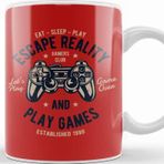Baskı Dükkanı Gaming Escape Reality Play Games Kupa