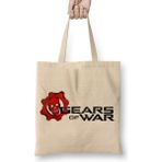 Baskı Dükkanı Gears Of War 4 Bez Uzun Saplı Krem Rengi Çanta
