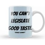 Baskı Dükkanı George Clooney Quotes Gift Vintage Retro Rainbow Style Kupa