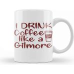 Baskı Dükkanı Gilmore Girls Drink Coffee Like A Gilmore Lukes Coffee T Gilmore Girls Fan Gift Brown Kupa