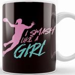 Baskı Dükkanı Girl Handball Player Handballer Ball Sports Coach Trainer Kupa