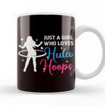 Baskı Dükkanı Girl Who Loves Hula Hoop Hula Hooper Hooping Fitness Sports Baskılı Kupa