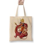 Baskı Dükkanı Goku Dragon Red Bayan Günlük Çanta