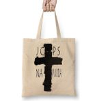 Baskı Dükkanı Gospel Jesus Na Minha Vıda Bayan Günlük Çanta