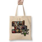 Baskı Dükkanı Grand Theft Auto Gta Logo Bez Çanta