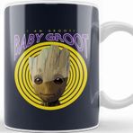 Baskı Dükkanı Guardians of the Galaxy Baby Groot I Am Retro Groot Kupa