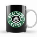 Baskı Dükkanı Guardians of The Galaxy Guardians Coffee Starbucks Kupa Bardak Porselen - 1 Adet - 330 ml - Beyaz