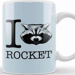 Baskı Dükkanı Guardians Of The Galaxy I Heart Rocket Raccoon Kupa