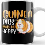 Baskı Dükkanı Guinea Pigs Make Me Happy Adorable Pet Guinea Pig Kupa