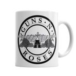 Baskı Dükkanı Guns And Roses Gnr Logo Axl Rose Slash Aerosmith Skid Row Hard Rock Baskılı Kupa