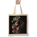 Baskı Dükkanı Guns N Roses Guns Roses Estampa Bez Çanta
