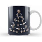 Baskı Dükkanı Halloween Mike Myers Christmas Tree Baubles Kupa