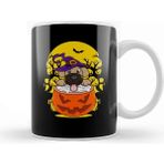 Baskı Dükkanı Halloween Puppy Wizard Cute Dog Obsessed Kupa