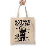 Baskı Dükkanı Hatake Kakashi Naruto Anime Bez Kadın Günlük Çanta
