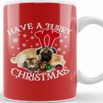 Baskı Dükkanı Have A Furry Christmas Dog And Cats Kupa