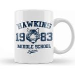 Baskı Dükkanı Hawkins Middle School Stranger Things Kupa
