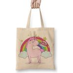 Baskı Dükkanı Hello Bitches Bebek Unicorn Bez Kadın Günlük Çanta