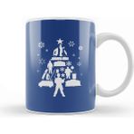 Baskı Dükkanı Home Alone Christmas Tree Silhouette Kupa