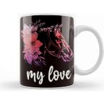Baskı Dükkanı Horses My Love Horse Fan Stable Horseshoe Saddle Dressage Kupa