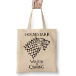 Baskı Dükkanı House Stark Winter Is Coming Bez Kadın Günlük Çanta