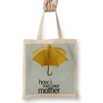 Baskı Dükkanı How I Met Your Mother 01 Bez Kadın Günlük Çanta