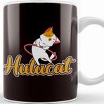 Baskı Dükkanı Hula Hoop Cat Hula Hooper Hooping Fitness Sports Training Baskılı Kupa