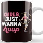 Baskı Dükkanı Hula Hoop Fitness Sports Training Hooping Hula Hooper Baskılı Kupa