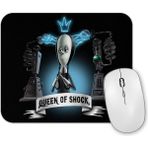 Baskı Dükkanı I Am the Queen of Shock Wednesday Addams Mouse Pad