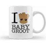 Baskı Dükkanı I Love Baby Groot Guardians Of The Galaxy Kupa