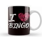 Baskı Dükkanı I Love Bingo Gamble Lucky Game Player Gambling Gift Kupa
