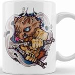 Baskı Dükkanı Inosuke Star Design Demon Slayer Anime Kupa