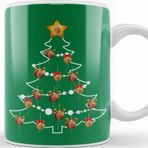 Baskı Dükkanı Jeremy Corbyn Labour Party Christmas Tree Baubles Kupa Bardak