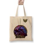 Baskı Dükkanı Jhin Lol League Of Legends Bez Uzun Saplı Krem Rengi Çanta