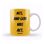 Baskı Dükkanı Joan Of Arc Quotes Gifts Vintage Retro Rainbow Style Kupa Bardak