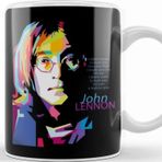 Baskı Dükkanı John Lennon Pop Art Porselen Beyaz Kupa Bardak