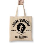 Baskı Dükkanı Jon Snow Night Watch Bez Çanta