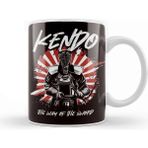 Baskı Dükkanı Katana Japanese Art Cat Samurai Ninja Shinobi Kendo Fighter Kupa