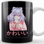 Baskı Dükkanı Kawaii Cute Anime Girl Japanese Manga Kupa