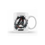 Baskı Dükkanı KB10040 Avengers Flowers Marvel Porselen Kupa Bardak